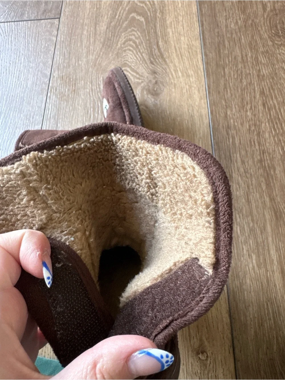 H&M Kids Brown Bear Cozy Boots
